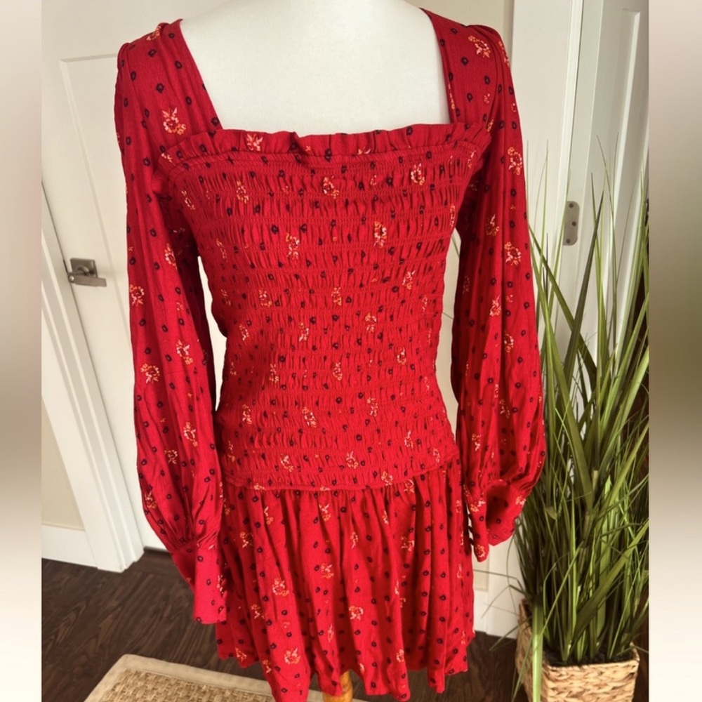 Free People Two Faces Ruby Dress - Picture 1 of 12